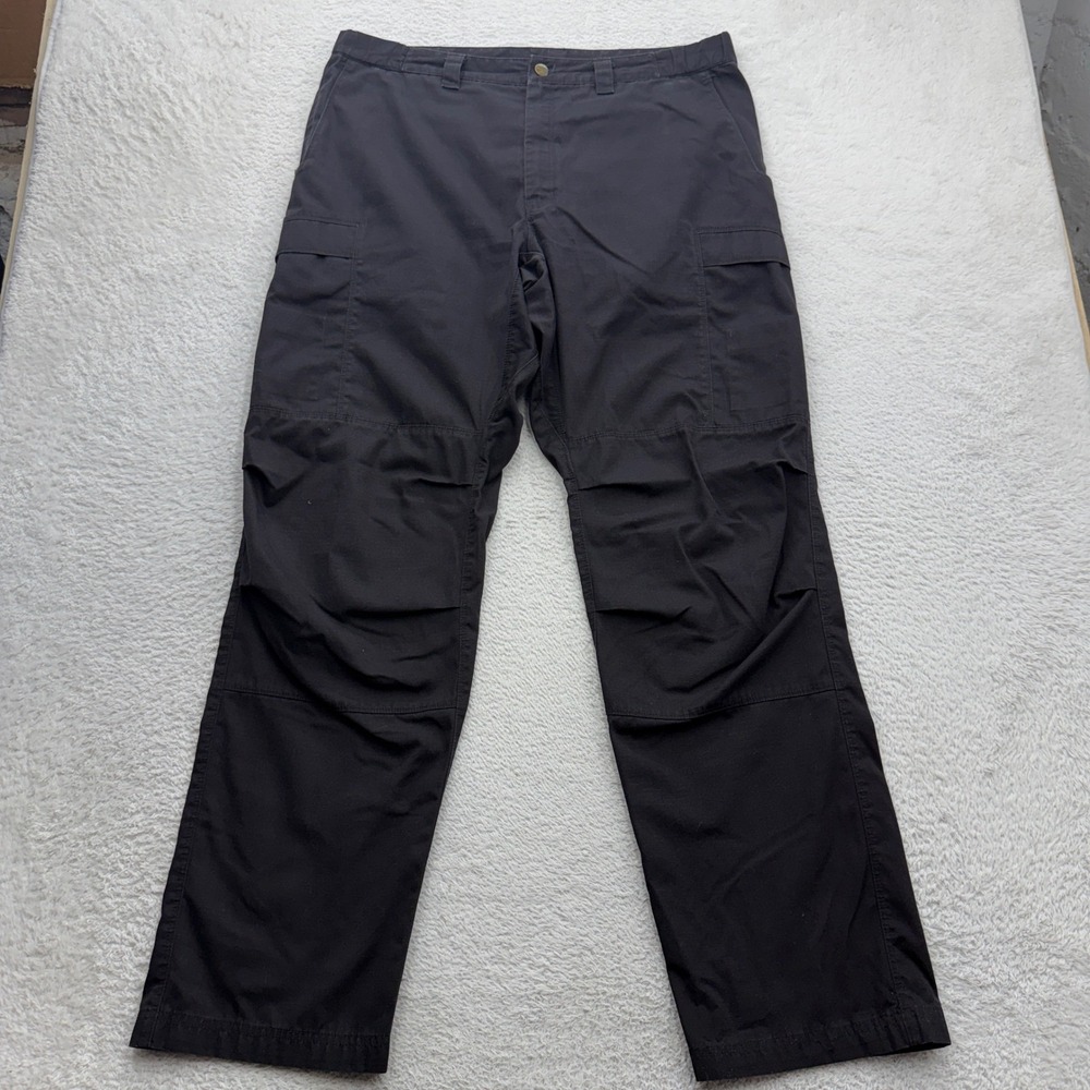 Vertx Mens Phantom LT Tactical Cargo Pants Black Ripstop VTX8001 38x32